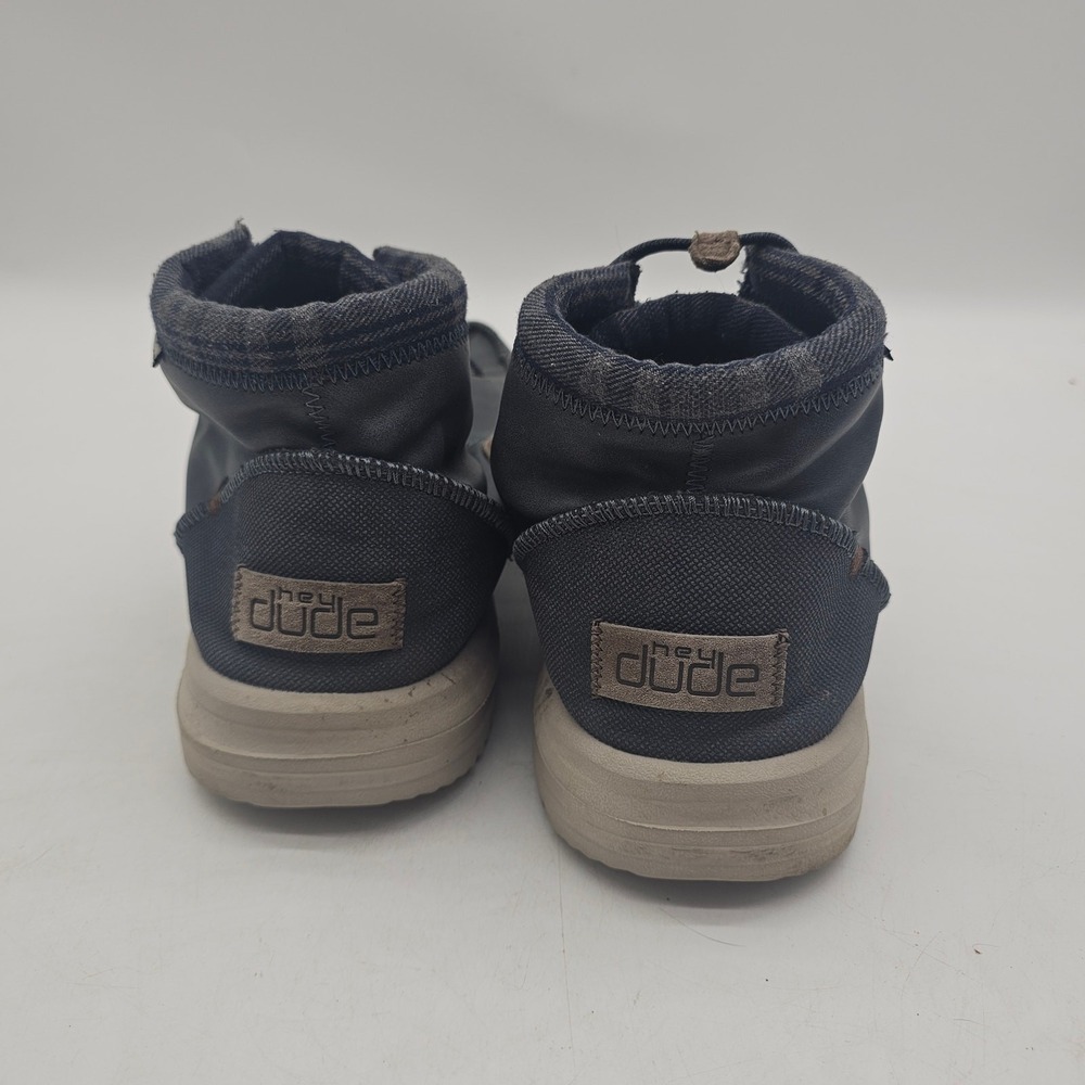 Hey Dude Bradley Boot Blue Ankle High Shoe Men Size 10 - Picture 3 of 6